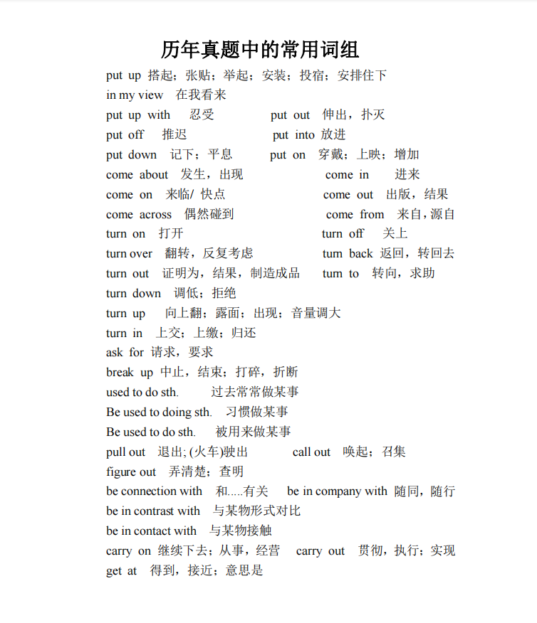 專升本《英語》復習資料（七）(圖8)